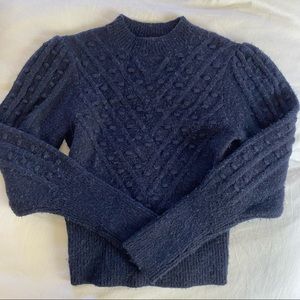 ✨last chance-getting donated!!✨ The Kooples Navy Chunky Knit Sweater